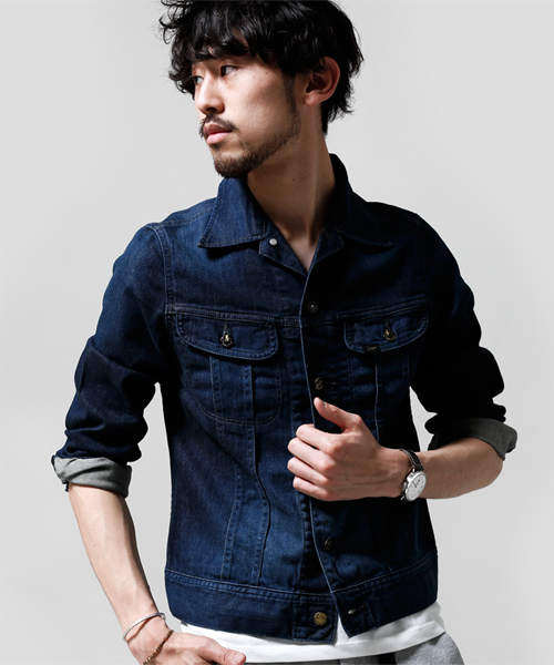 NANO universe（ナノユニバース）の「Lee/Jeggers Ⅱ 101J Jacket （デニムジャケット・メンズ・ブルー・MEDIUM/LARGE/SMALL）」の11枚目の写真