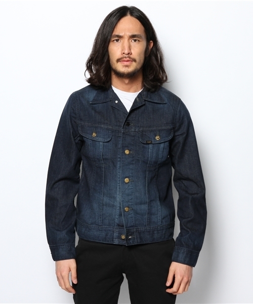 NANO universe（ナノユニバース）の「Lee/Jeggers Ⅱ 101J Jacket （デニムジャケット・メンズ・ブルー・MEDIUM/LARGE/SMALL）」の2枚目の写真