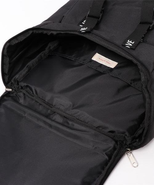 repipi armario(レピピ アルマリオ)の「Wベルトスクールリュック(バックパック/リュック・キッズ・パープル/ピンク/ブラック・FREE)」の4枚目の写真