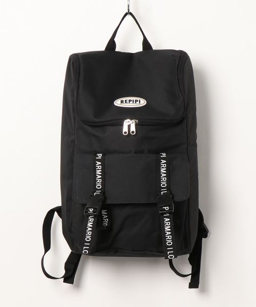 repipi armario(レピピ アルマリオ)の「Wベルトスクールリュック(バックパック/リュック・キッズ・パープル/ピンク/ブラック・FREE)」の7枚目の写真