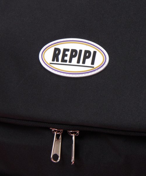 repipi armario(レピピ アルマリオ)の「Wベルトスクールリュック(バックパック/リュック・キッズ・パープル/ピンク/ブラック・FREE)」の12枚目の写真