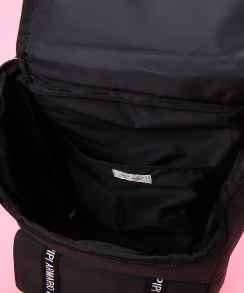 repipi armario(レピピ アルマリオ)の「Wベルトスクールリュック(バックパック/リュック・キッズ・パープル/ピンク/ブラック・FREE)」の14枚目の写真