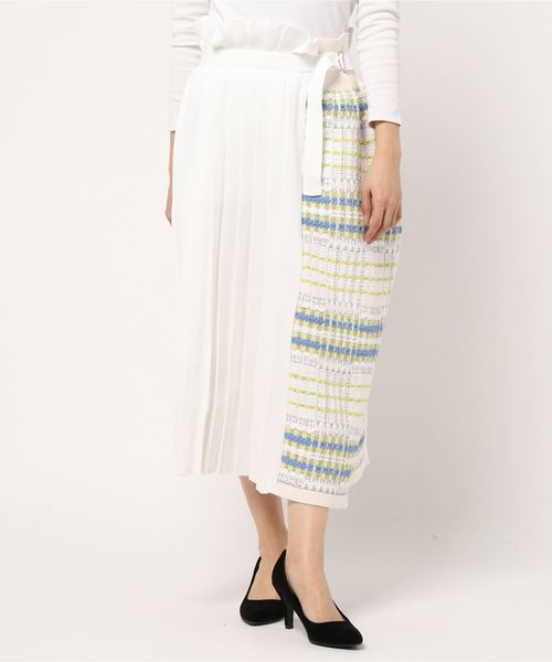 ZUCCa（ズッカ）の「ミックスチェックニット（スカート）」 - WEAR