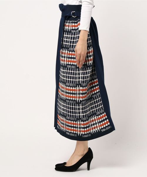 ZUCCa（ズッカ）の「ミックスチェックニット（スカート）」 - WEAR