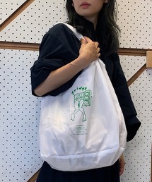 【fridge】ショッピングバッグ/エコバッグ/マルシェバッグ/折りたたみバッグ　(back) Large