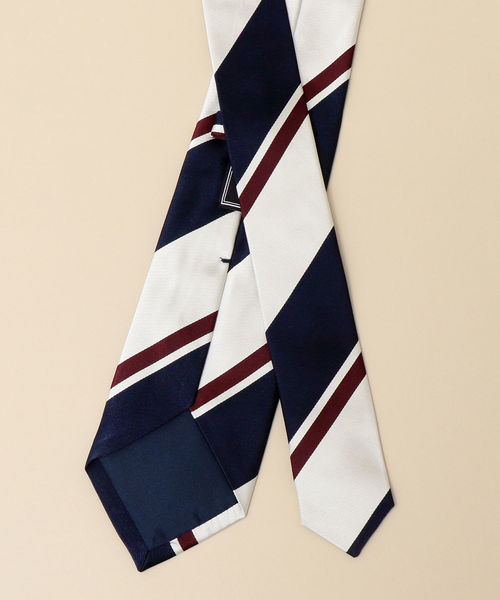 SHIPS（シップス）の「SD: サテン ワイド ストライプ ネクタイ（ネクタイ・メンズ・ライトブルー/ネイビー/ブラウン/グリーン/ダークブルー・1）」の8枚目の写真