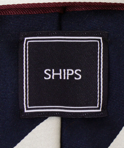 SHIPS（シップス）の「SD: サテン ワイド ストライプ ネクタイ（ネクタイ・メンズ・ライトブルー/ネイビー/ブラウン/グリーン/ダークブルー・1）」の6枚目の写真