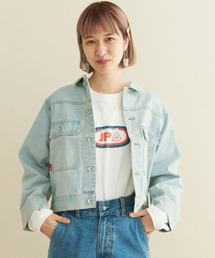 752 I am I in fact... デニム ジャケット フリーサイズ セール】Volume Sleeve デニムブルゾン（デニムジャケット）｜I
