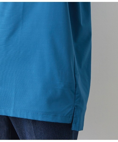 JUNRED（ジュンレッド）の「バンブーオープンカラーシャツ（シャツ/ブラウス・メンズ・ブラック/グレー/モスグリーン/ネイビー・M/L/LL）」の19枚目の写真