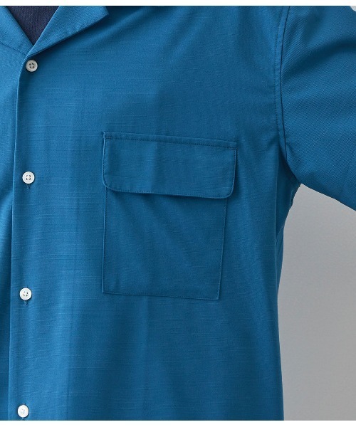 JUNRED（ジュンレッド）の「バンブーオープンカラーシャツ（シャツ/ブラウス・メンズ・ブラック/グレー/モスグリーン/ネイビー・M/L/LL）」の20枚目の写真