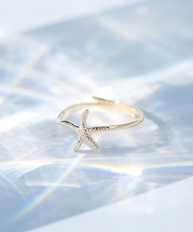 K10 Sea motif Ring