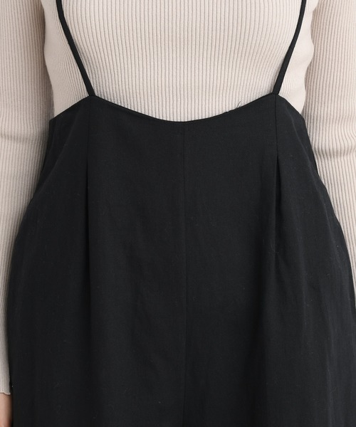 DouDou（ドゥドゥ）の「サスペンダー付きパンツ（その他パンツ・レディース・ブラック/ベージュ・FREE）」の8枚目の写真