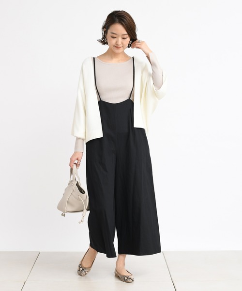 DouDou（ドゥドゥ）の「サスペンダー付きパンツ（その他パンツ・レディース・ブラック/ベージュ・FREE）」の21枚目の写真