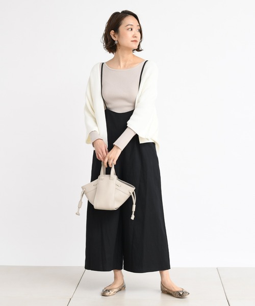 DouDou（ドゥドゥ）の「サスペンダー付きパンツ（その他パンツ・レディース・ブラック/ベージュ・FREE）」の20枚目の写真