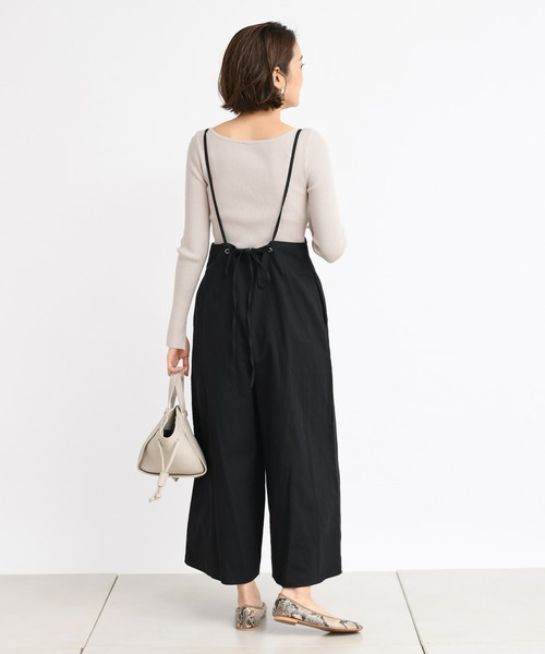 DouDou（ドゥドゥ）の「サスペンダー付きパンツ（その他パンツ・レディース・ブラック/ベージュ・FREE）」の15枚目の写真