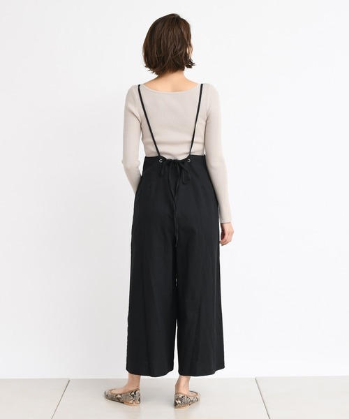 DouDou（ドゥドゥ）の「サスペンダー付きパンツ（その他パンツ・レディース・ブラック/ベージュ・FREE）」の10枚目の写真