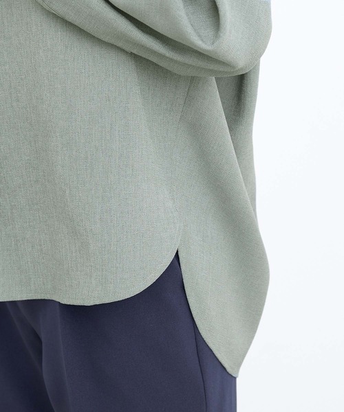 ADAM ET ROPE'（アダムエロペ）の「オックススキッパーブラウス（シャツ/ブラウス・レディース・ピンク/グリーン・FREE）」の12枚目の写真