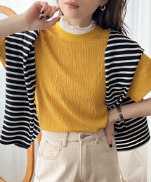 Java（ジャバ）の「《JaVa ジャバコラボ》大人仕様。ぽこぽこ素材のラグランスリーブTee（Tシャツ/カットソー）」