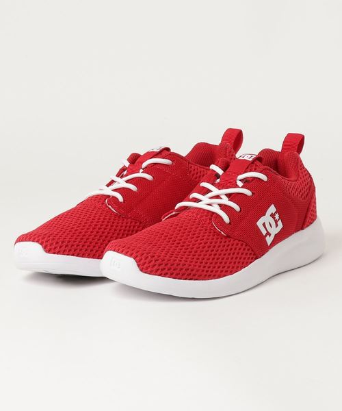 dc red sneakers