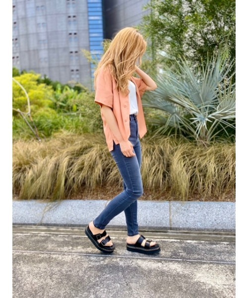 Nudie Jeans（ヌーディージーンズ）の「Bea シャツ（シャツ/ブラウス・レディース・マスタード/スモークピンク・SMALL/X-SMALL/MEDIUM）」の9枚目の写真