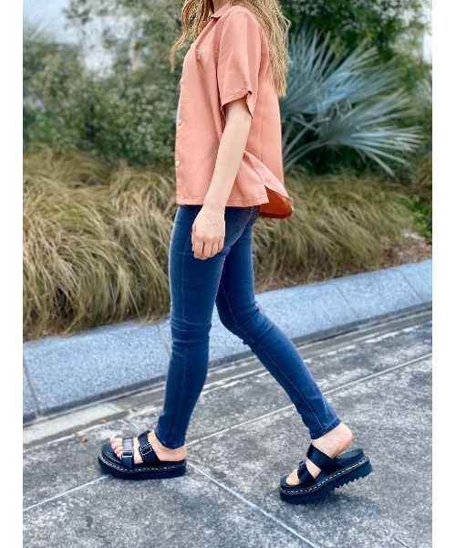 Nudie Jeans（ヌーディージーンズ）の「Bea シャツ（シャツ/ブラウス・レディース・マスタード/スモークピンク・SMALL/X-SMALL/MEDIUM）」の7枚目の写真