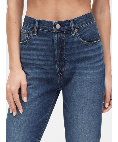 セール】ミッドライズ ボーイフレンドジーンズ（デニムパンツ）｜GAP