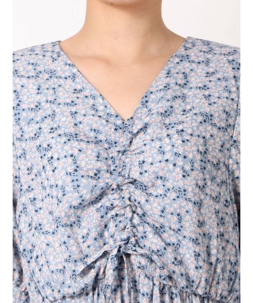 dazzlin（ダズリン）の「ベビーフラワープリーツワンピース（ワンピース・レディース・オフホワイト/グリーン/ブルー・FREE）」の18枚目の写真