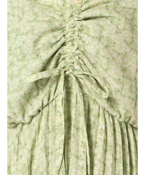 dazzlin（ダズリン）の「ベビーフラワープリーツワンピース（ワンピース・レディース・オフホワイト/グリーン/ブルー・FREE）」の22枚目の写真