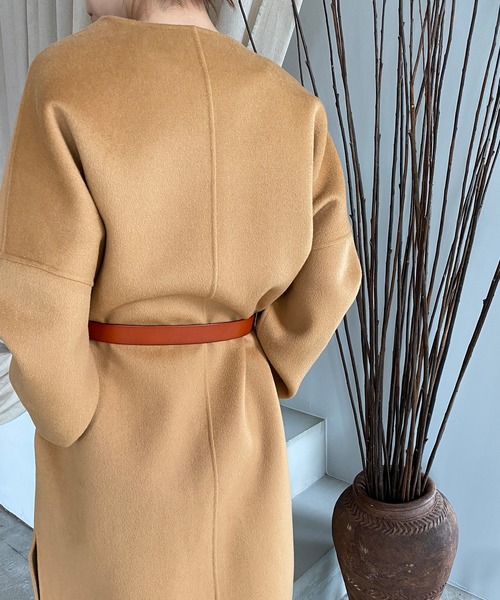 chuclla(チュクラ)の「【chuclla】Cow-leather belt cha181(ベルト・レディース・ブラック/ダークブラウン/ブラウン・FREE)」の6枚目の写真