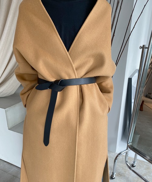 chuclla(チュクラ)の「【chuclla】Cow-leather belt cha181(ベルト・レディース・ブラック/ダークブラウン/ブラウン・FREE)」の8枚目の写真