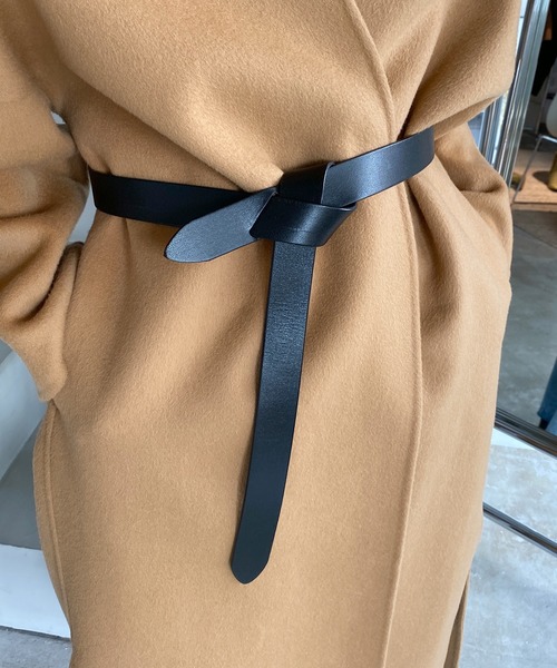 chuclla(チュクラ)の「【chuclla】Cow-leather belt cha181(ベルト・レディース・ブラック/ダークブラウン/ブラウン・FREE)」の10枚目の写真