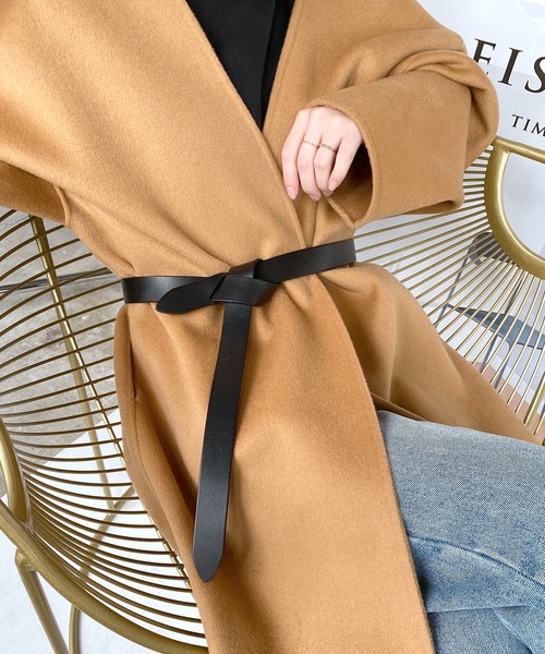 chuclla(チュクラ)の「【chuclla】Cow-leather belt cha181(ベルト・レディース・ブラック/ダークブラウン/ブラウン・FREE)」の19枚目の写真