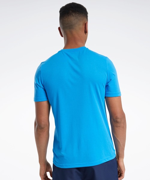 Reebok(リーボック)の「Tシャツ / Tee(Tシャツ/カットソー・メンズ・ネイビー/ブルー/ライトグレー・LARGE/MEDIUM/X-LARGE/SMALL)」の4枚目の写真