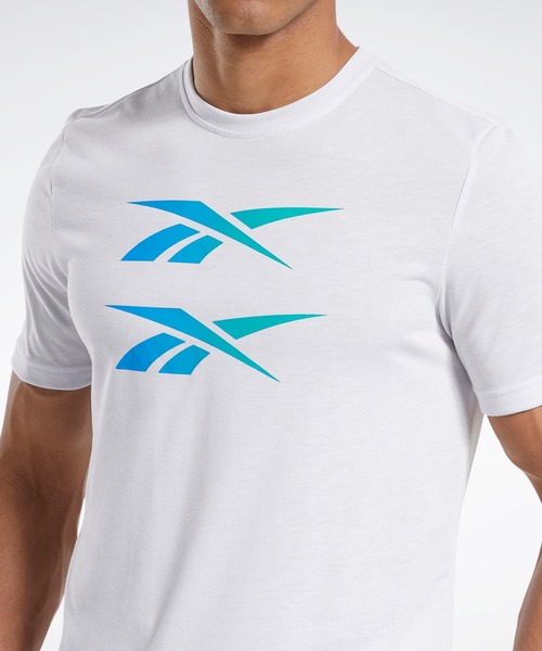 Reebok(リーボック)の「Tシャツ / Tee(Tシャツ/カットソー・メンズ・ネイビー/ブルー/ライトグレー・LARGE/MEDIUM/X-LARGE/SMALL)」の6枚目の写真
