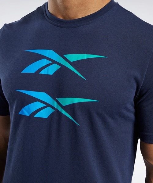 Reebok(リーボック)の「Tシャツ / Tee(Tシャツ/カットソー・メンズ・ネイビー/ブルー/ライトグレー・LARGE/MEDIUM/X-LARGE/SMALL)」の8枚目の写真