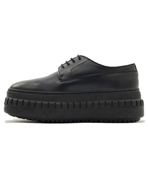 WESTBOY（ウエストボーイ）の「【WB ORIGINALS】PU leather platform sole dress shoes（ドレスシューズ・メンズ・ブラック・41/42/43/44）」の8枚目の写真