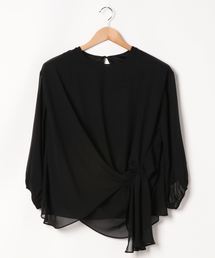 ドレープシフォンブラウス