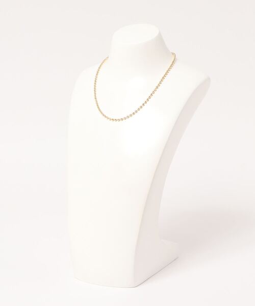 Heather（ヘザー）の「プレーンボールチェーンネックレス　918013（ネックレス・レディース・シルバー系その他/ゴールド系その他・ONESIZE）」の3枚目の写真