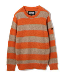 schott | Schott/ショット/MOHAIR BORDER CREW KNIT/モヘア ボーダー クルーニット(ニット/セーター)