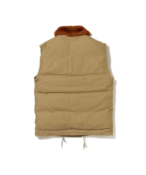 fennica（フェニカ）の「BUZZ RICKSON'S / ウィリアムギブソンN-1 ダウンベスト＜MEN＞（ベスト・メンズ・ブラック/カーキ・MEDIUM/LARGE）」の10枚目の写真