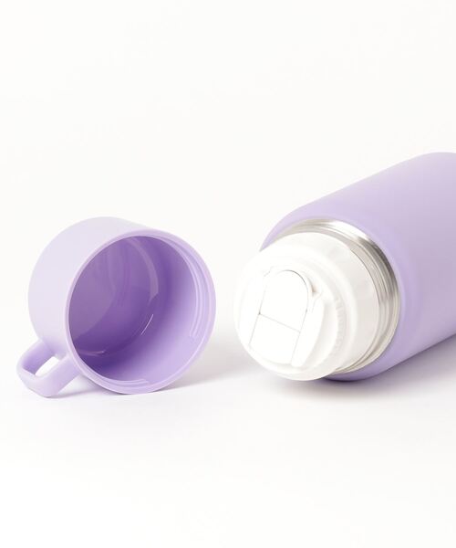thermo mug（サーモ マグ）の「【 thermo mug / サーモマグ  】 TRIP BOTTLE  0.5ml ワンタッチ式 TP20-50（水筒・メンズ・ホワイト/ブラック/パープル/ピンク/イエロー/ブルー/ベージュ/アイボリー/ネイビー・FREE）」の12枚目の写真