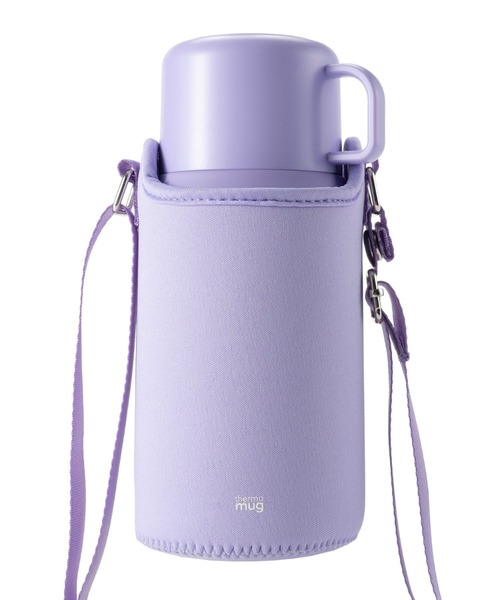 thermo mug（サーモ マグ）の「【 thermo mug / サーモマグ  】 TRIP BOTTLE  0.5ml ワンタッチ式 TP20-50（水筒・メンズ・ホワイト/ブラック/パープル/ピンク/イエロー/ブルー/ベージュ/アイボリー/ネイビー・FREE）」の7枚目の写真