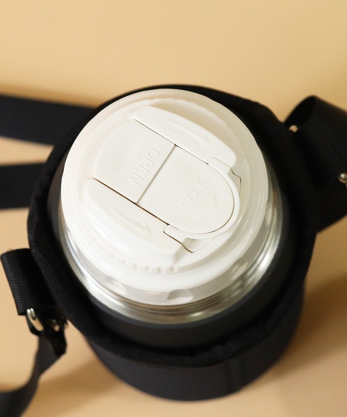 thermo mug（サーモ マグ）の「【 thermo mug / サーモマグ  】 TRIP BOTTLE  0.5ml ワンタッチ式 TP20-50（水筒・メンズ・ホワイト/ブラック/パープル/ピンク/イエロー/ブルー/ベージュ/アイボリー/ネイビー・FREE）」の22枚目の写真