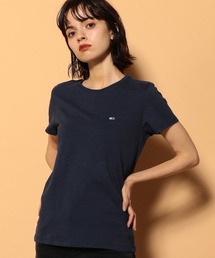 ワンポイントクルーネックTシャツ