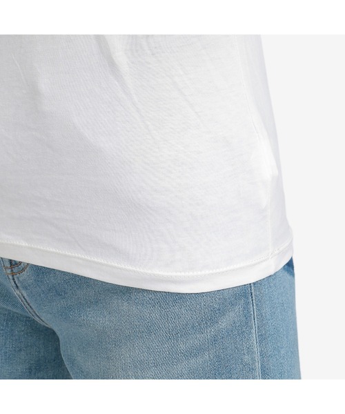 tommy jeans（トミー ジーンズ）の「ワンポイントクルーネックTシャツ（Tシャツ/カットソー・レディース・ホワイト/ネイビー/ブラック・MEDIUM/SMALL/X-SMALL）」の7枚目の写真