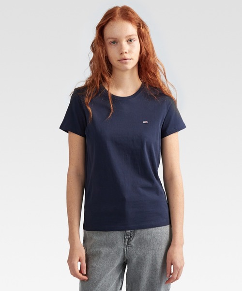  JEANS ロゴ ミニ Tシャツワンピース ワンショルダー tシャツ レディース[品番：II000005499