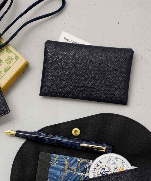 HIGHTIDE（ハイタイド）の「Grains de sable サーブル 名刺入れ ビジネス カードケース マグネット式 二つ折り（名刺入れ・レディース・ネイビー/グレー/キャメル・FREE）」の8枚目の写真