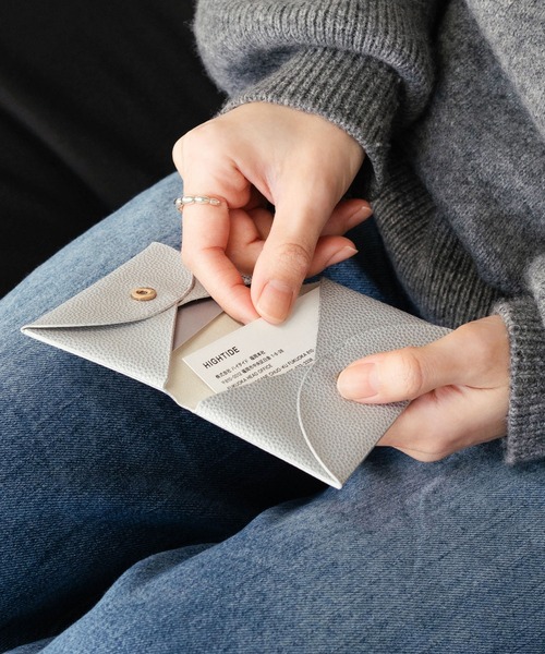 HIGHTIDE（ハイタイド）の「Grains de sable サーブル 名刺入れ ビジネス カードケース マグネット式 二つ折り（名刺入れ・レディース・ネイビー/グレー/キャメル・FREE）」の18枚目の写真