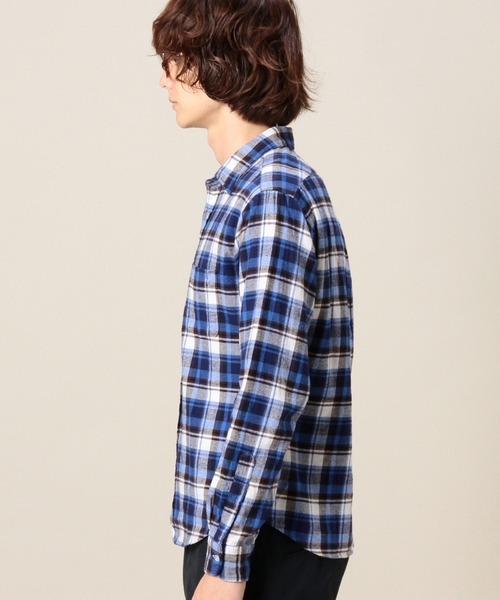 BEAUTY&YOUTH UNITED ARROWS(ビューティーアンドユースユナイテッドアローズ)の「BY ネル タータン チェック レギュラーカラー シャツ ◆(シャツ/ブラウス・メンズ・オフホワイト/ブラック/レッド/ネイビー・X-SMALL/SMALL/MEDIUM/LARGE/X-LARGE)」の5枚目の写真