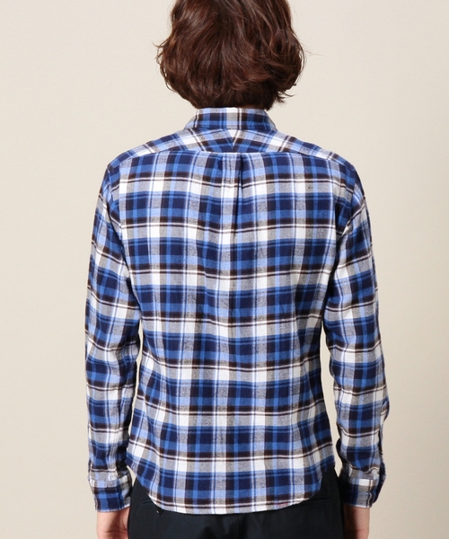 BEAUTY&YOUTH UNITED ARROWS(ビューティーアンドユースユナイテッドアローズ)の「BY ネル タータン チェック レギュラーカラー シャツ ◆(シャツ/ブラウス・メンズ・オフホワイト/ブラック/レッド/ネイビー・X-SMALL/SMALL/MEDIUM/LARGE/X-LARGE)」の6枚目の写真